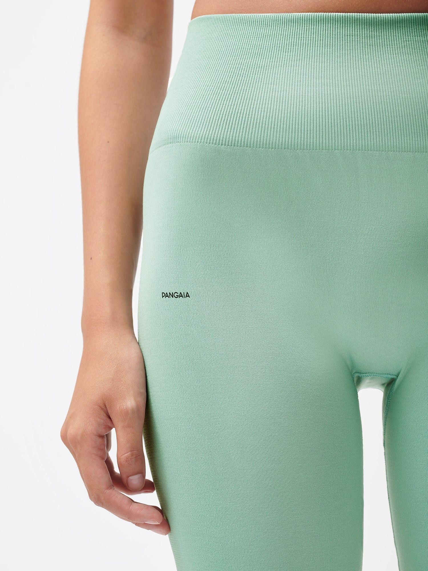 Women's Plant-Stretch Compressive Cycle Shorts - Eucalyptus Blue - 4