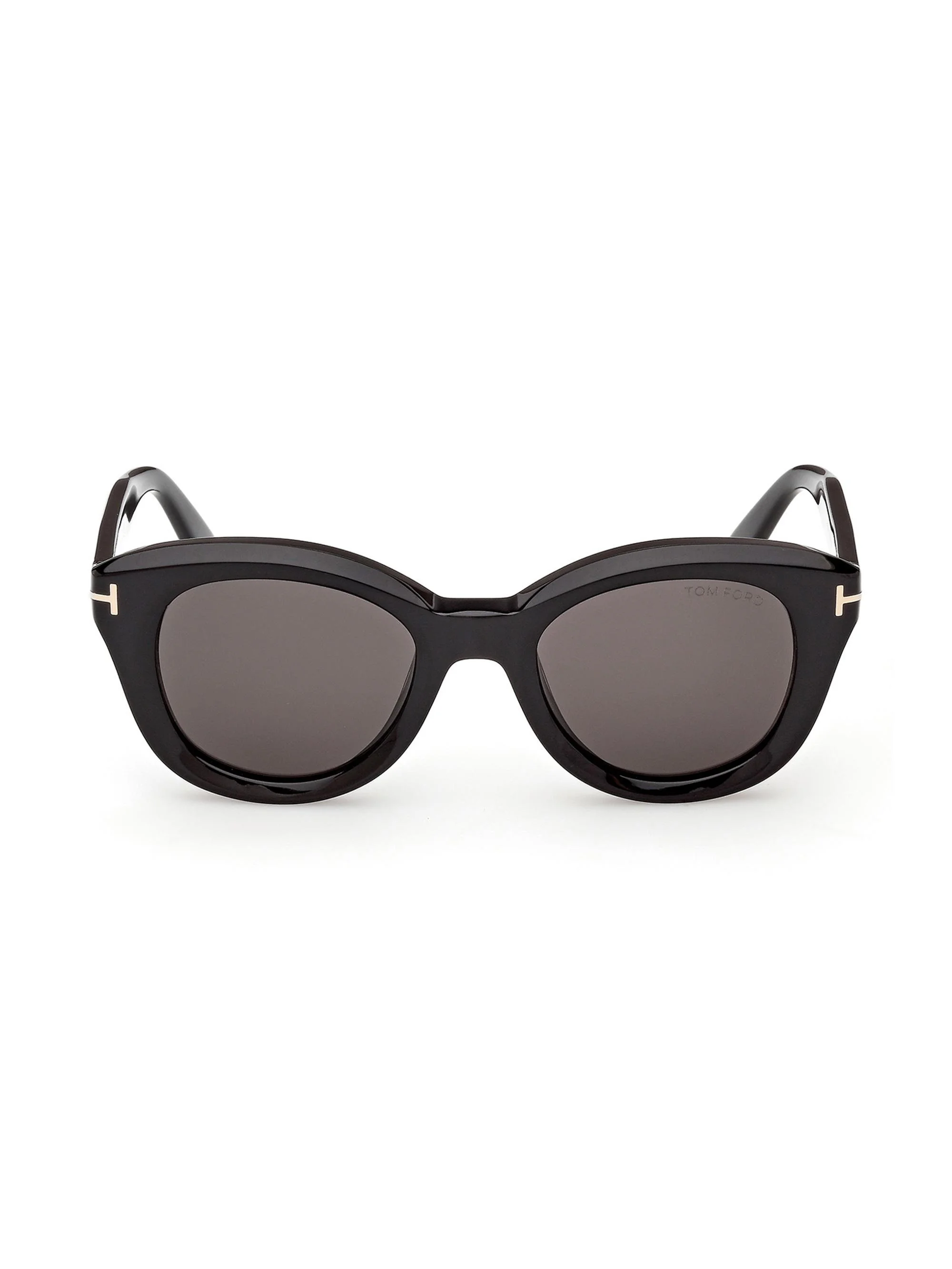 Women's Nika 49MM Oval Sunglasses - Black - 1