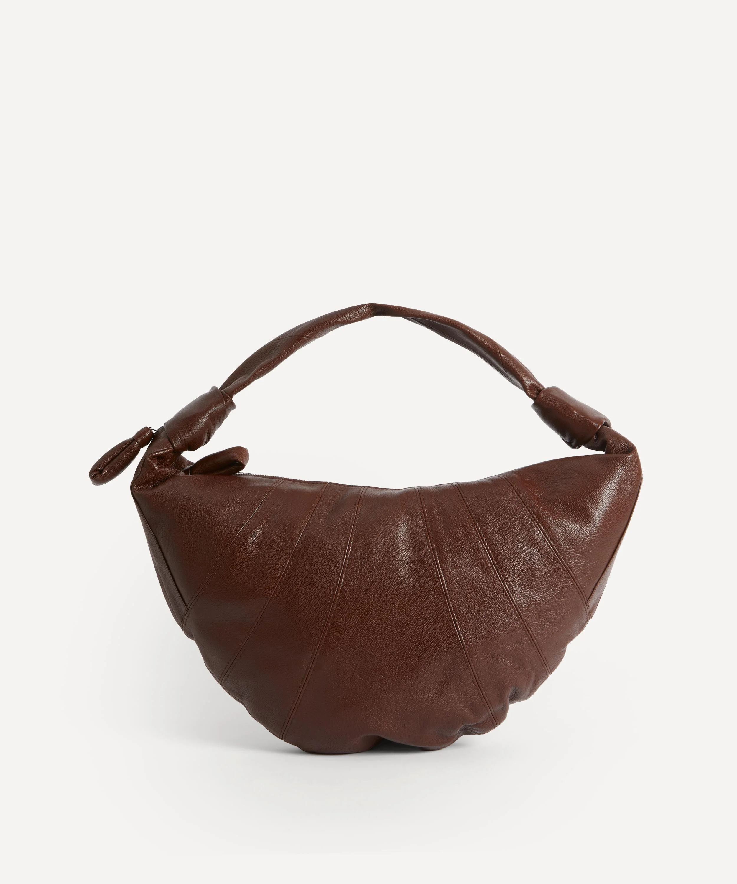 Leather Fortune Croissant Bag - 1