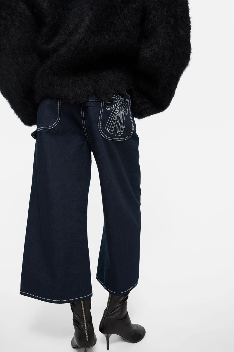 Indigo denim trousers - Indigo blue 4