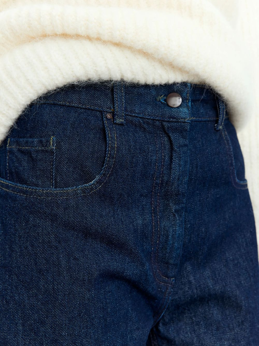 straight-leg cotton jeans - 5