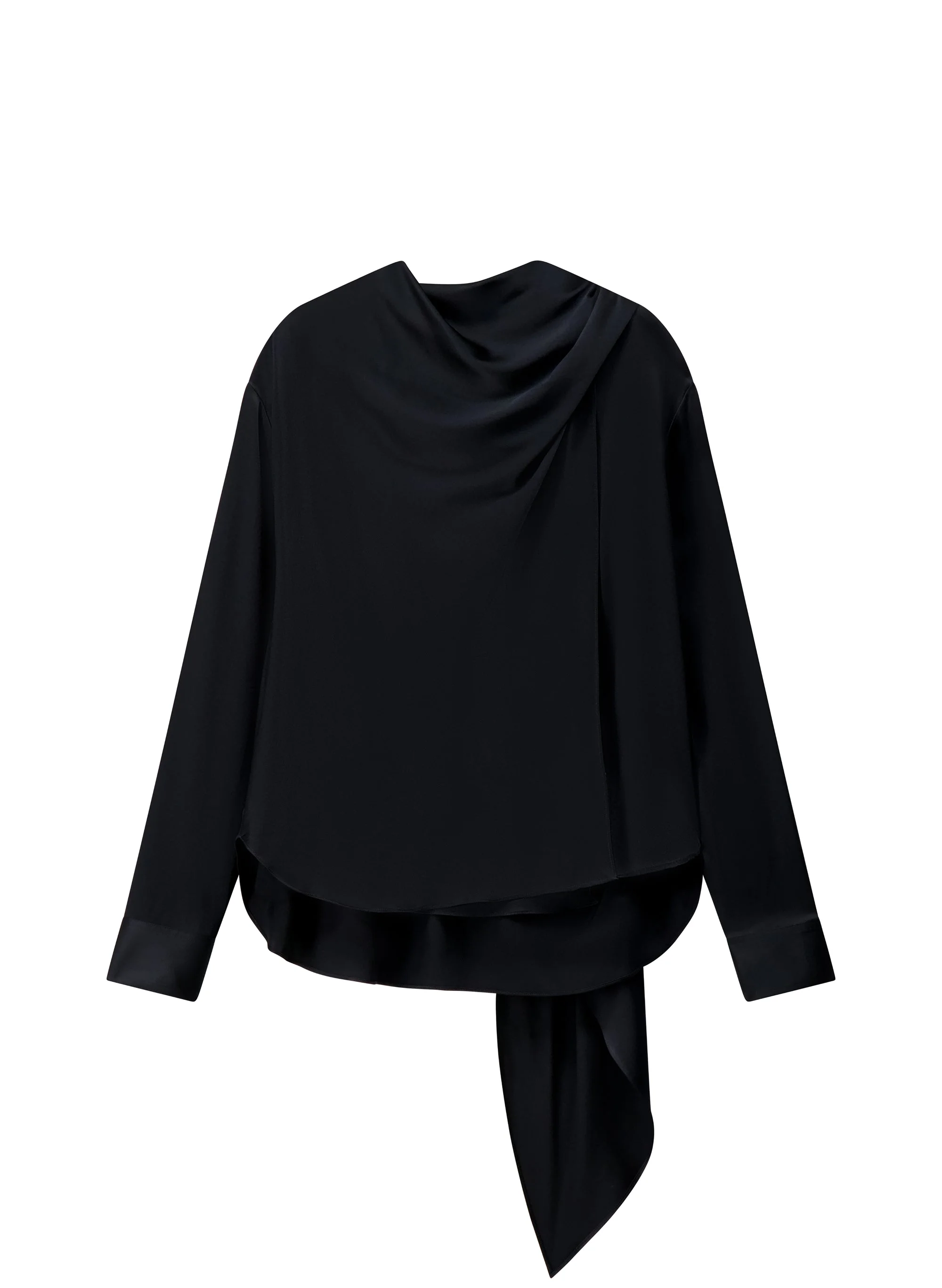 Nadine Silk Draped Top - 1
