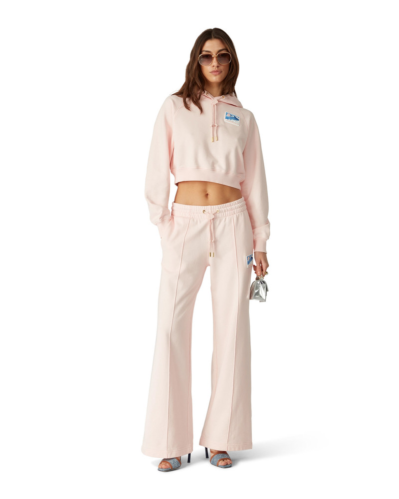 CASABLANCA Greek Temple Cropped Hooded Sweatshirt | Casablanca Paris outlook