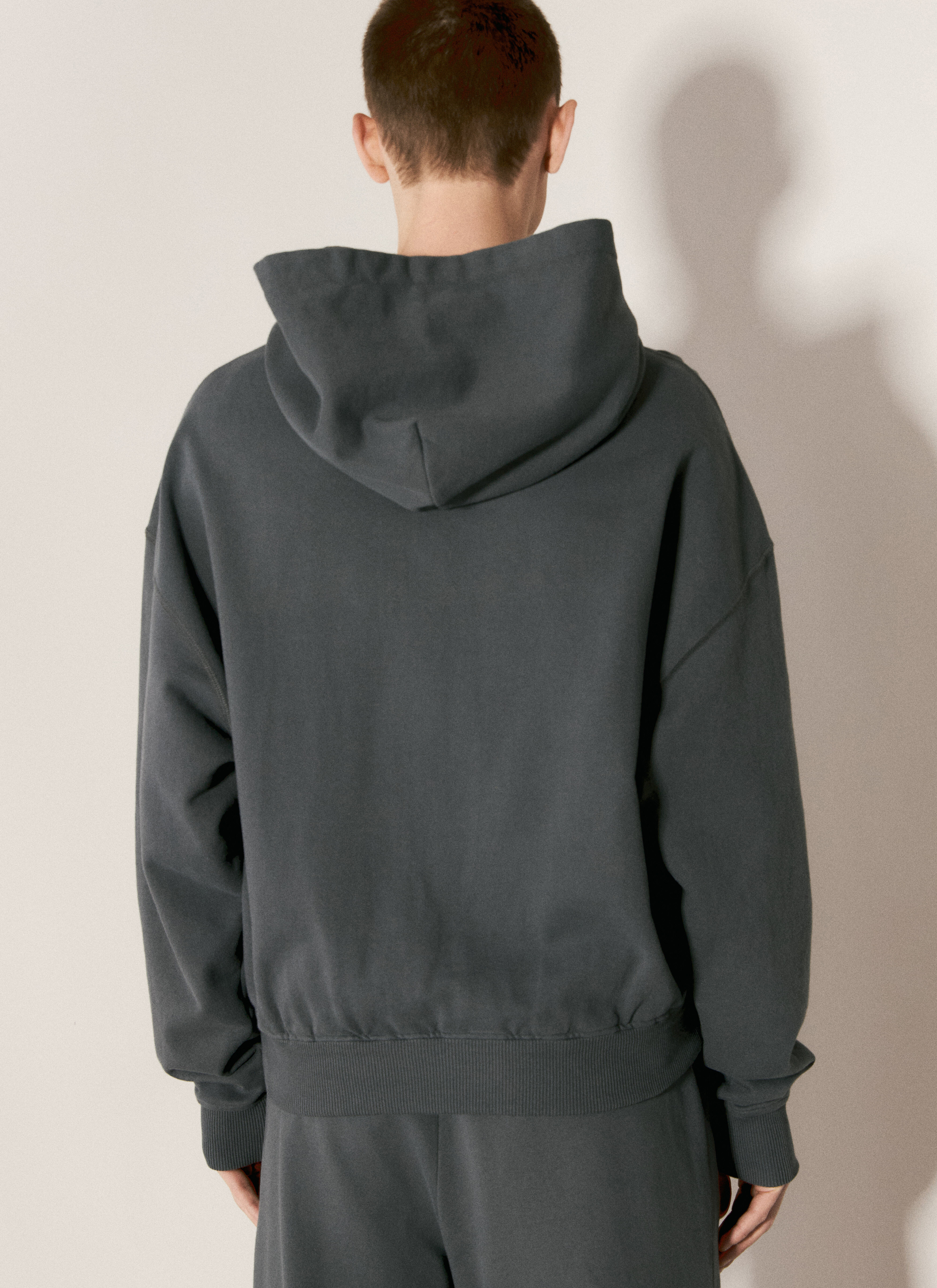Cropped Hooded Sweatshirt - 4
