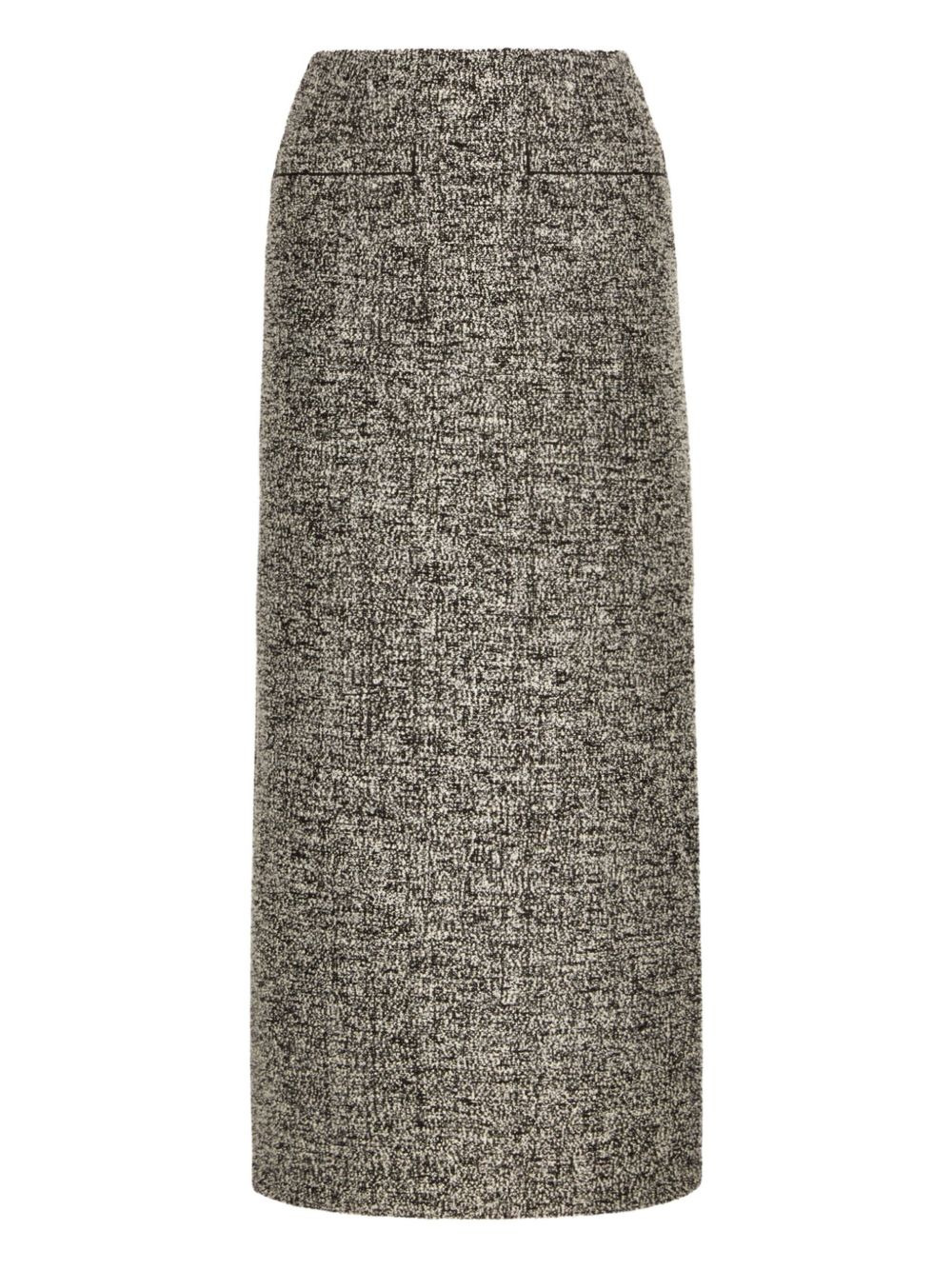 tweed pencil maxi skirt - 1