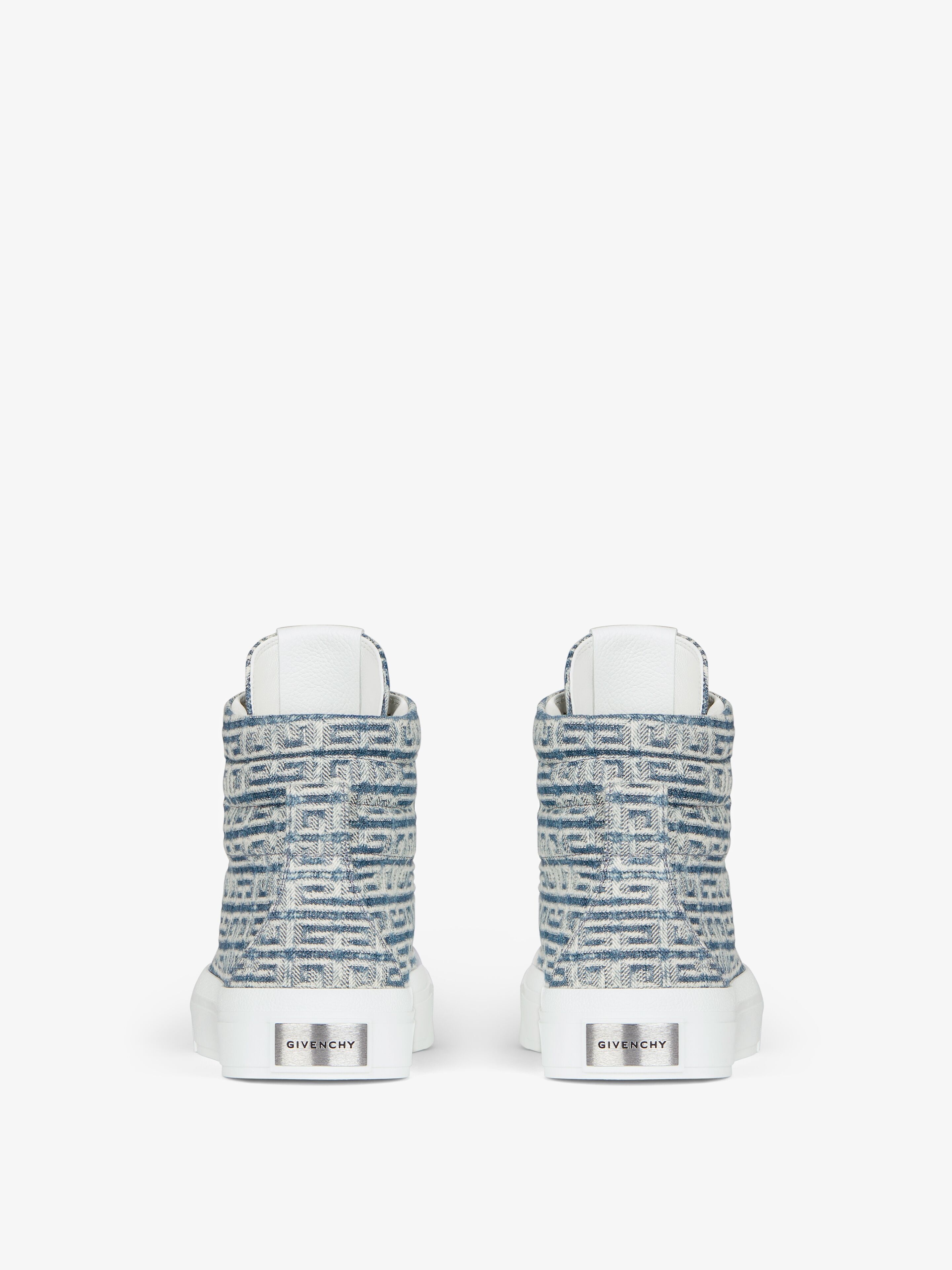 CITY HIGH-TOP SNEAKERS IN 4G JACQUARD - 7