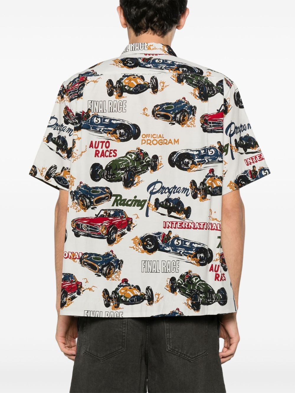 race car-print shirt - 4