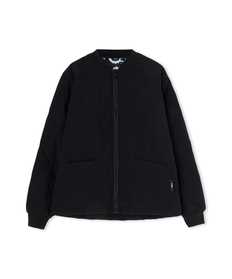 MSGM Lightweight sport nylon double-face padded bomber jacket outlook