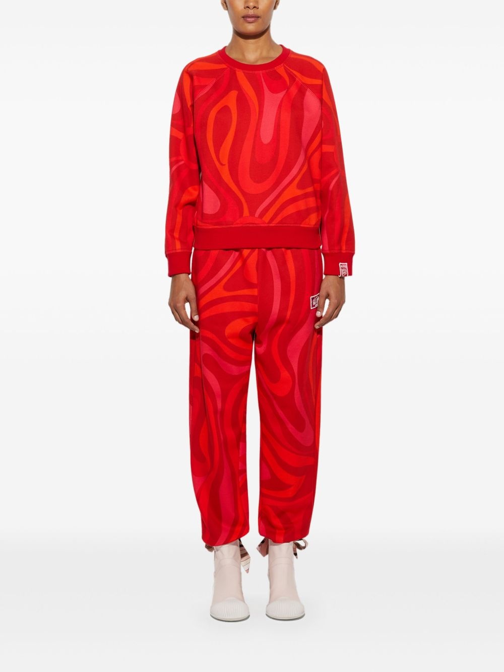 Marmo-print sweatshirt - 2
