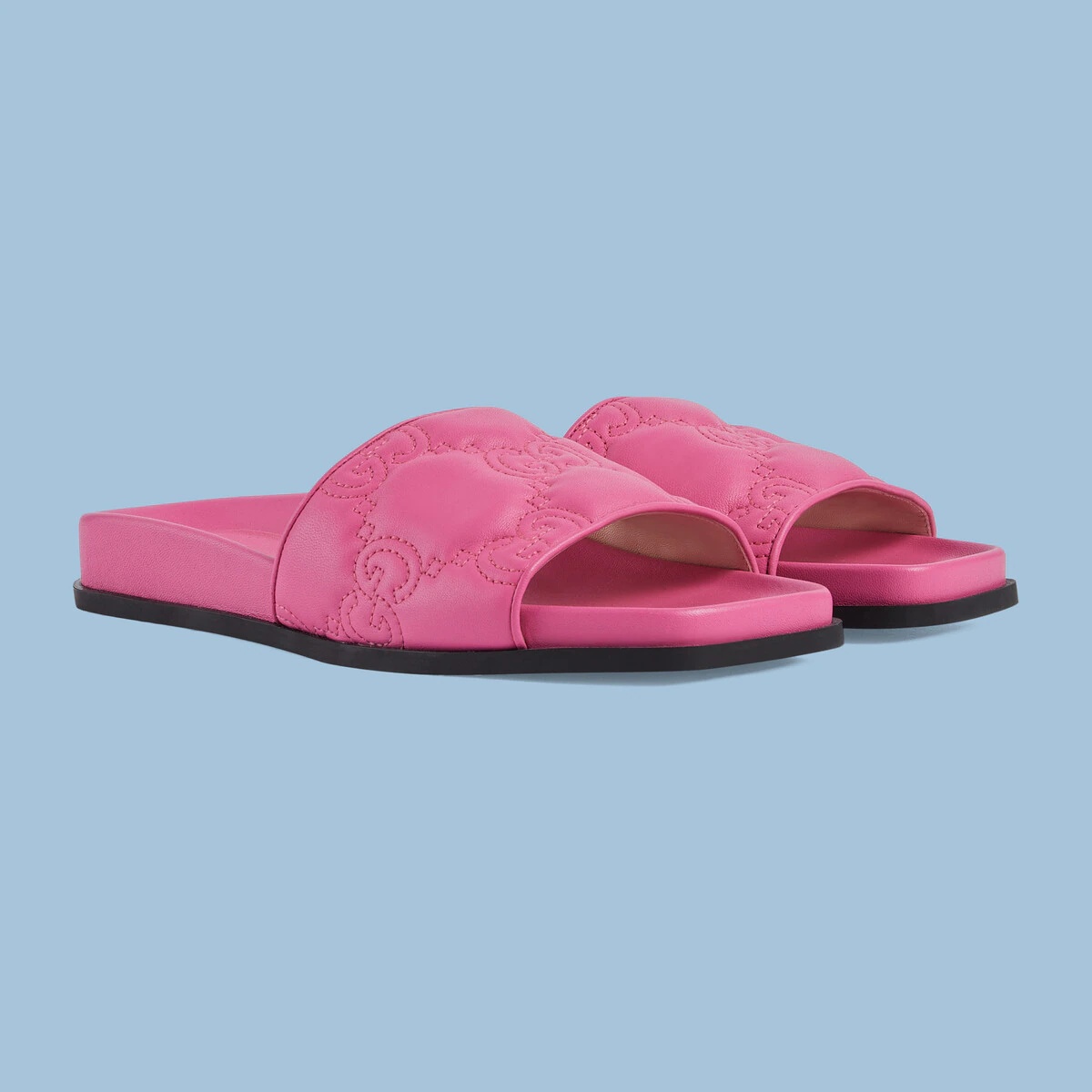 Women's GG matelassé slide sandal - 2