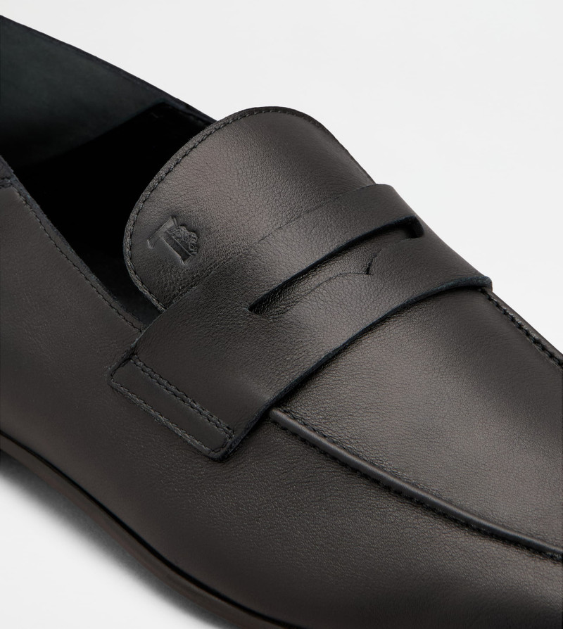 LOAFERS IN LEATHER - BLACK 6