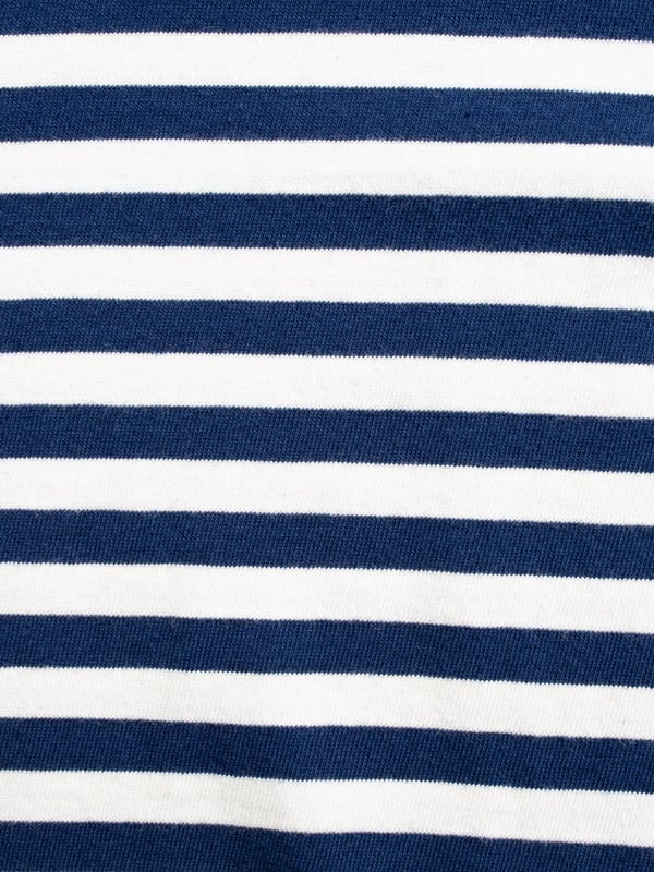Leif Breton Stripe T-shirt Offwite/Blue - 5