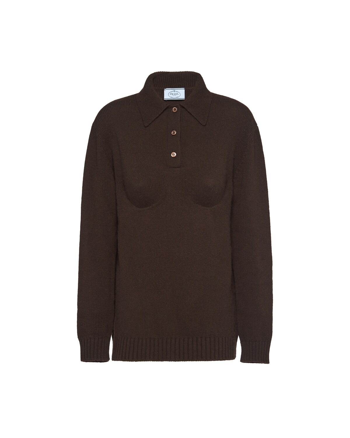 Cashmere polo shirt - 1