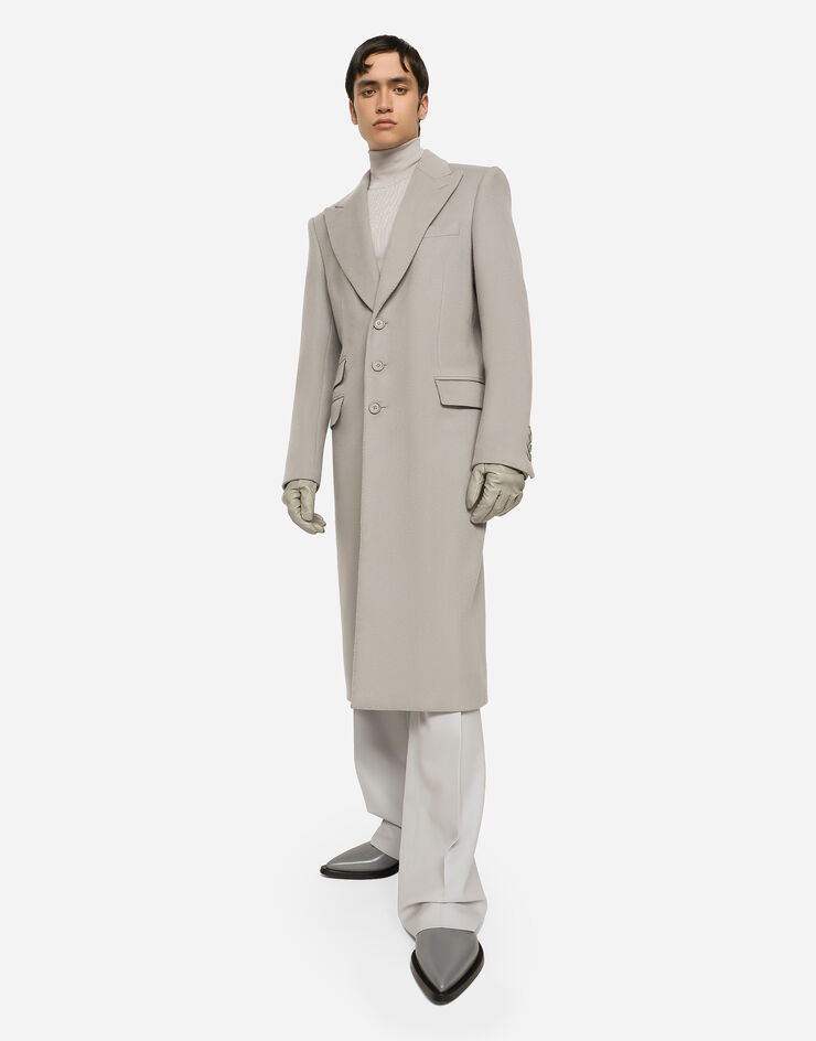Single-breasted double cashmere coat - 6