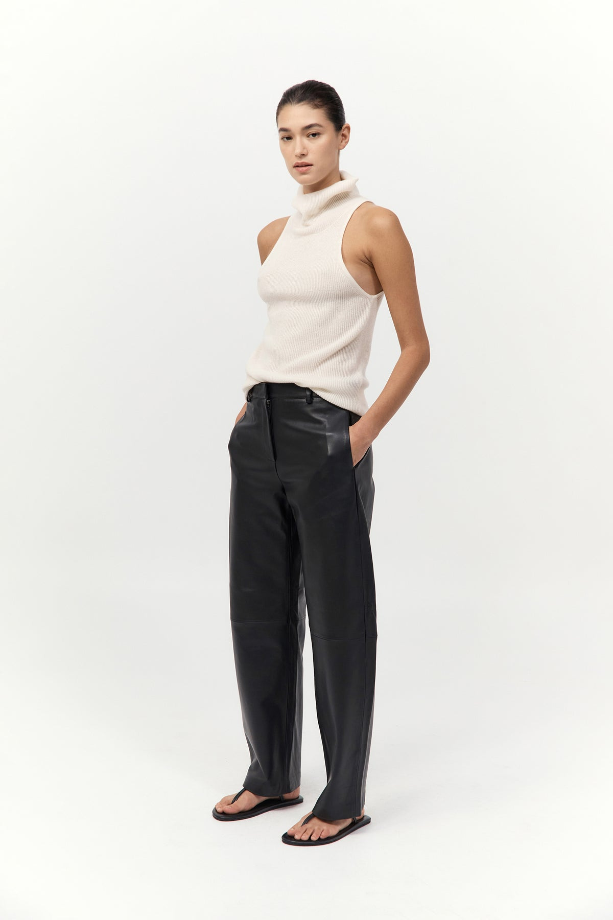 Cashmere Blend Top - Chalk - 4