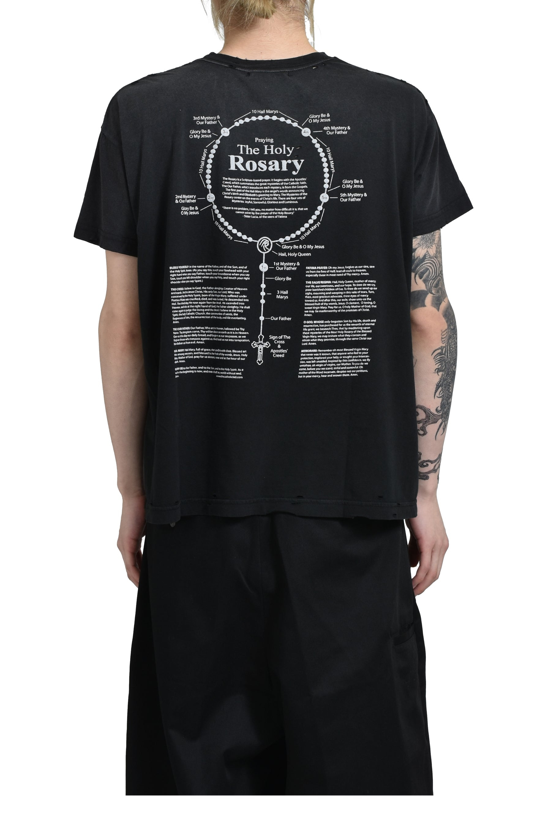 REFORMED PUTAS DESTROYED EASY TEE / BLK - 2