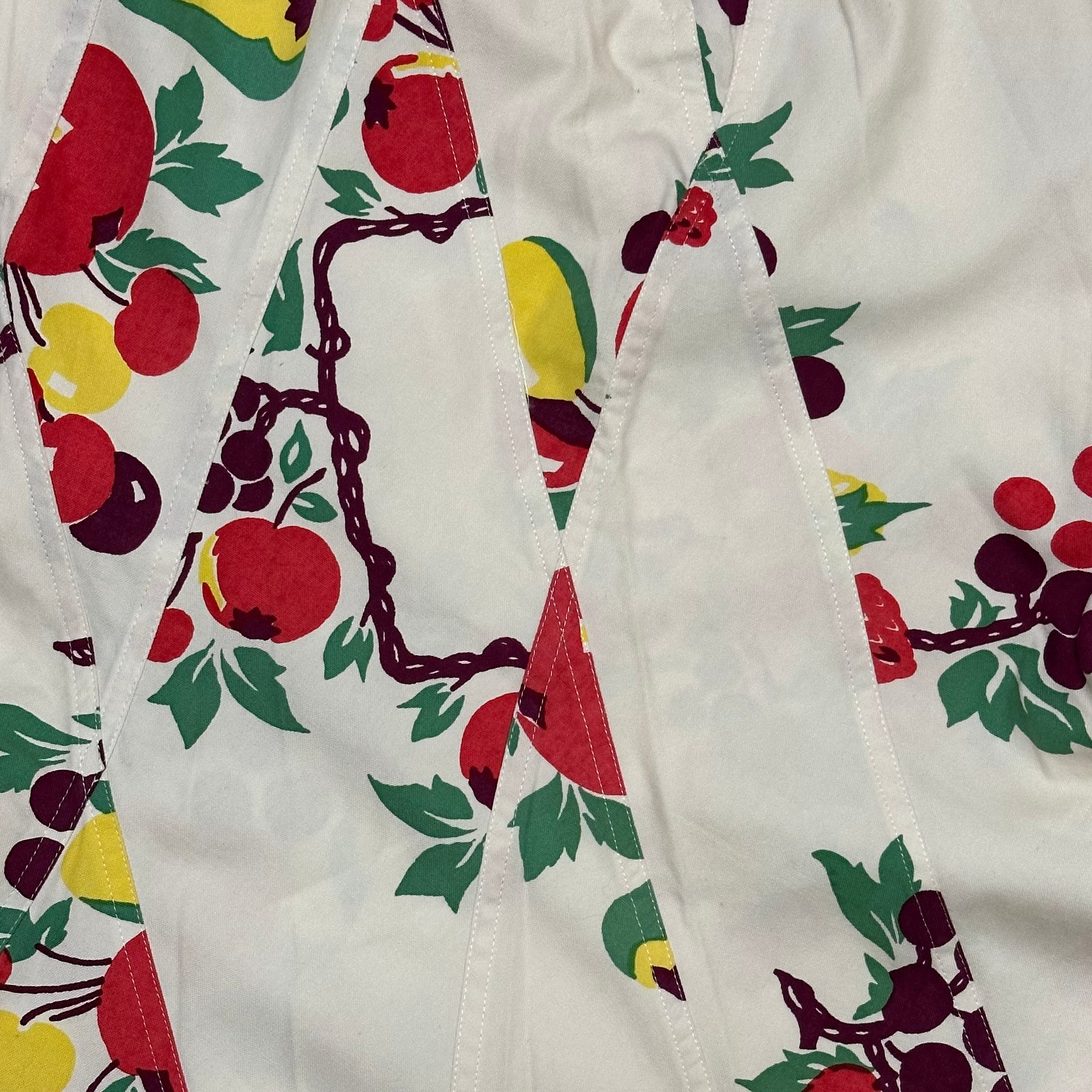 JUNYA WATANABE Spring Summer 2003 Fruit Print Maxi Skirt - 5