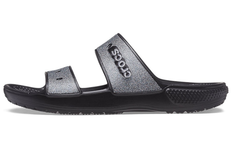 crocs Crocs Classic Glitter II Sandal 'Black' 207769-001 outlook