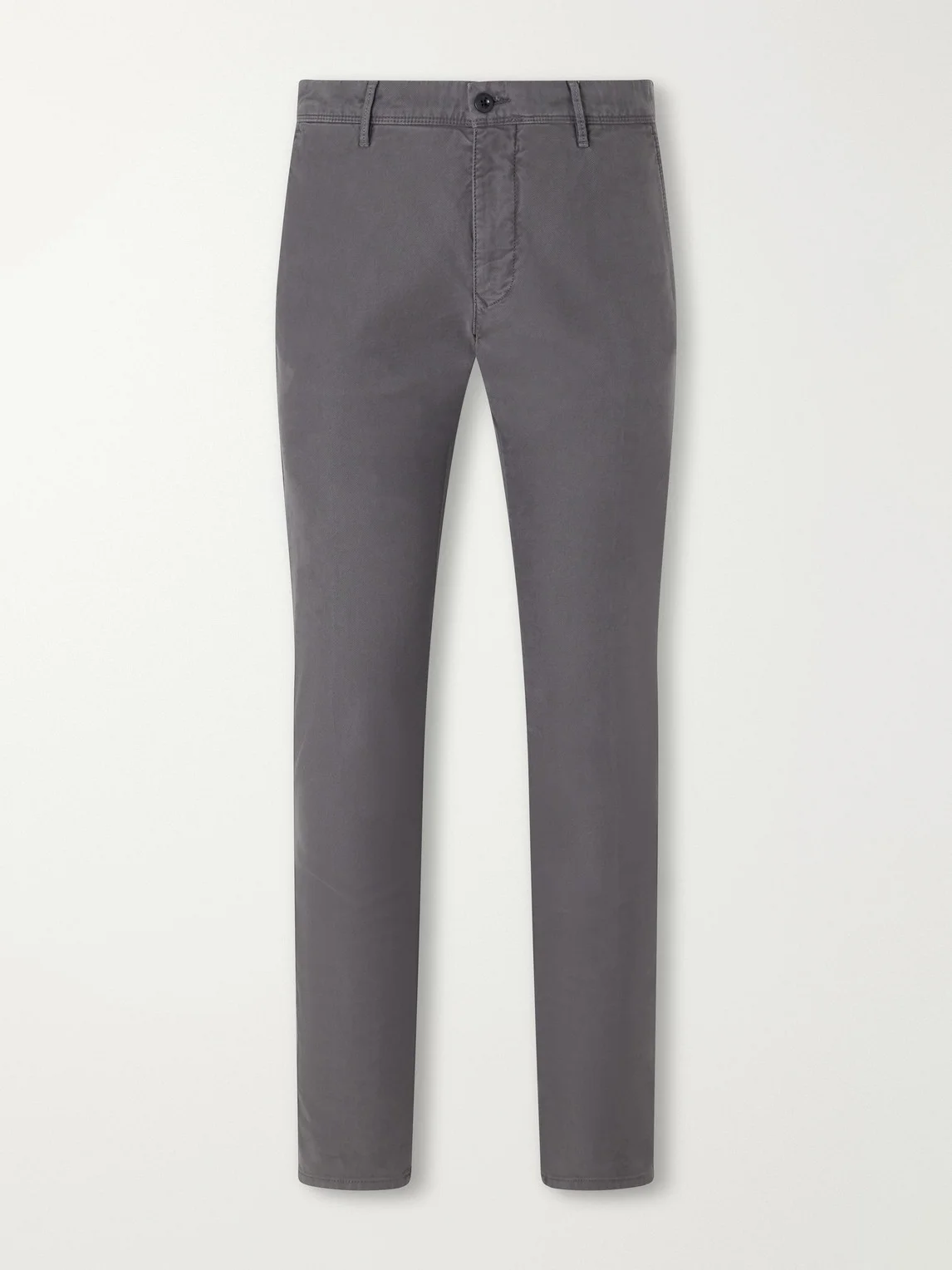 Incotex Slim-Fit Straight-Leg Stretch-Cotton Trousers - 1