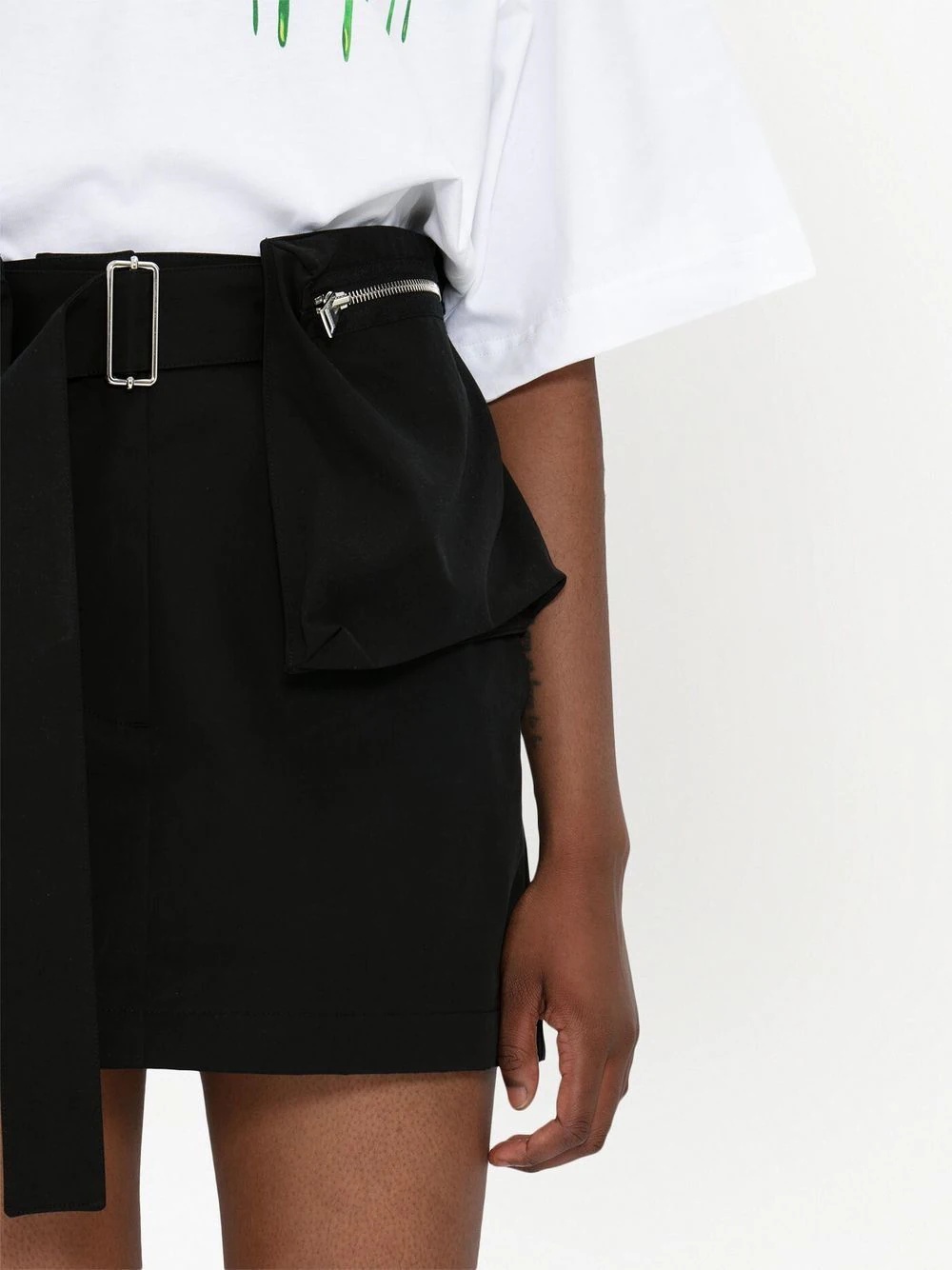 zip-detail miniskirt - 5