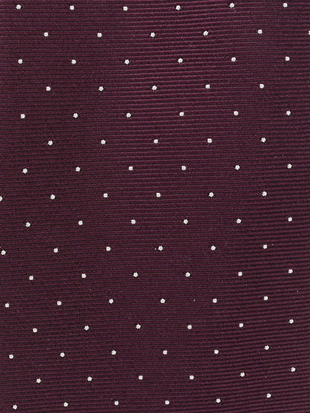 polka-dot embroidered tie - 2