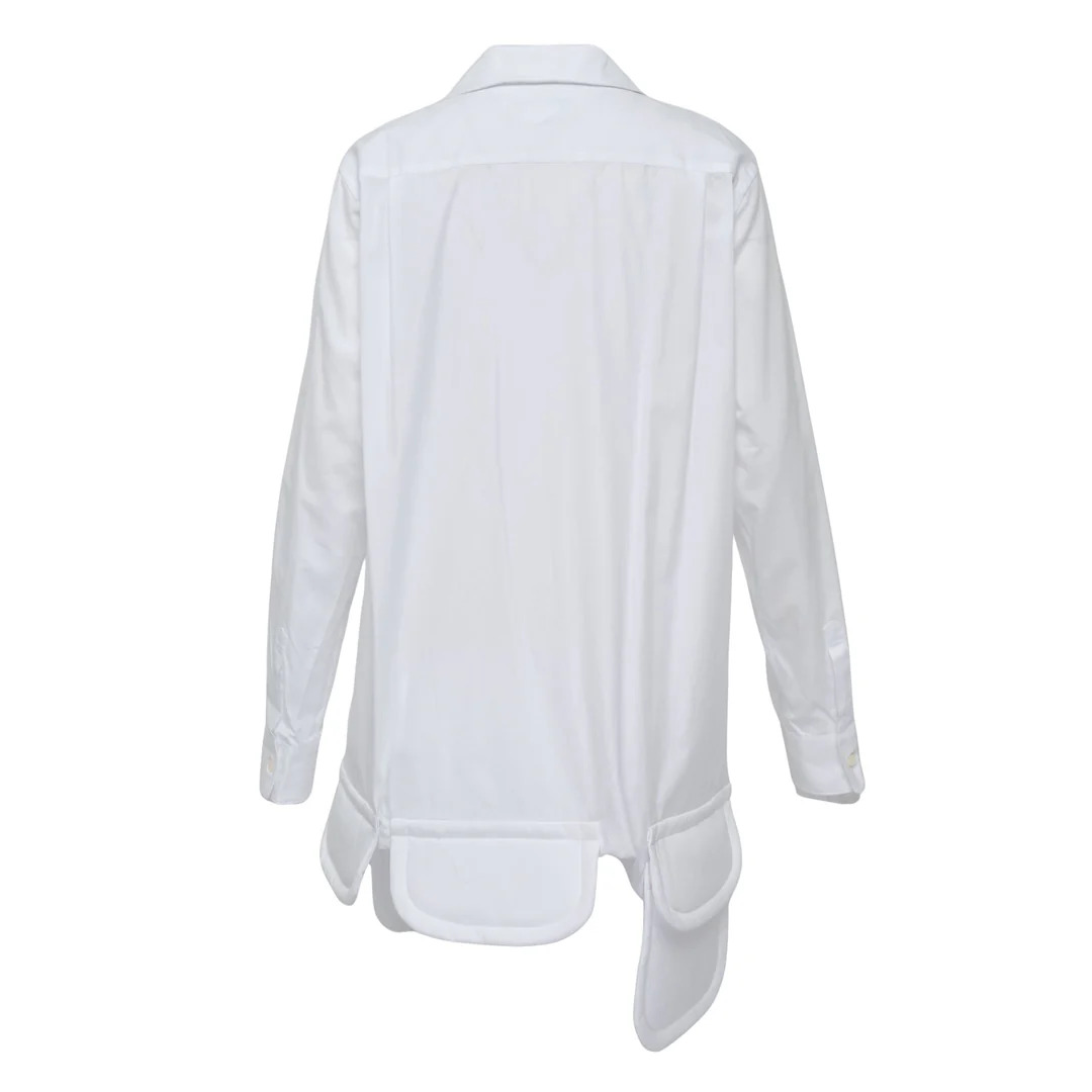 Pocket Hem Blouse - 2