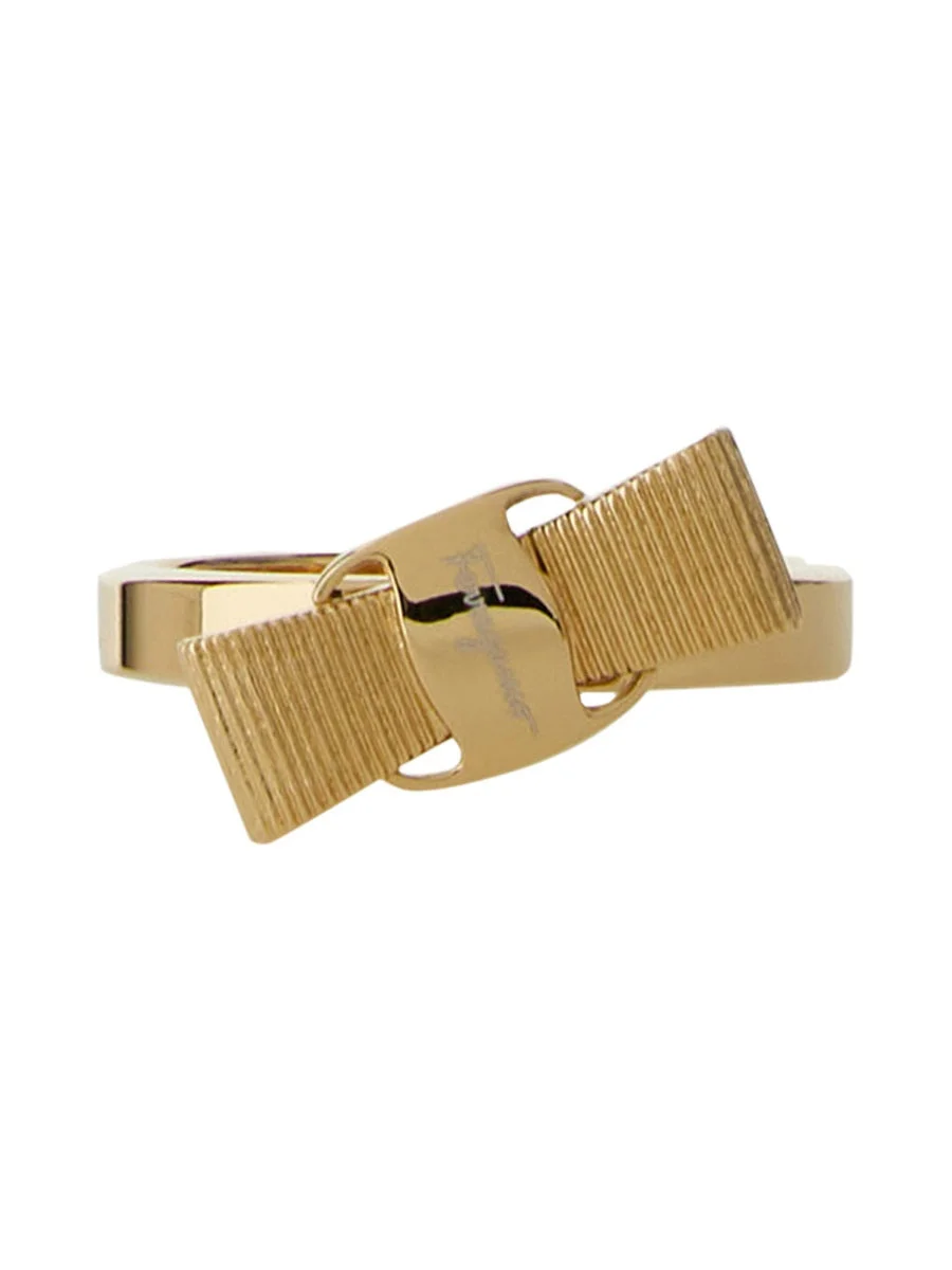 Ferragamo Women "Vara" Bow Ring - 1