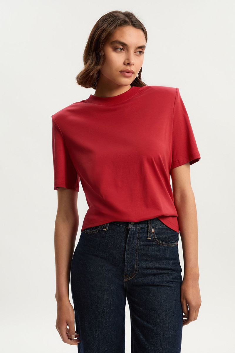 Power Shoulder Jersey T-Shirt 3