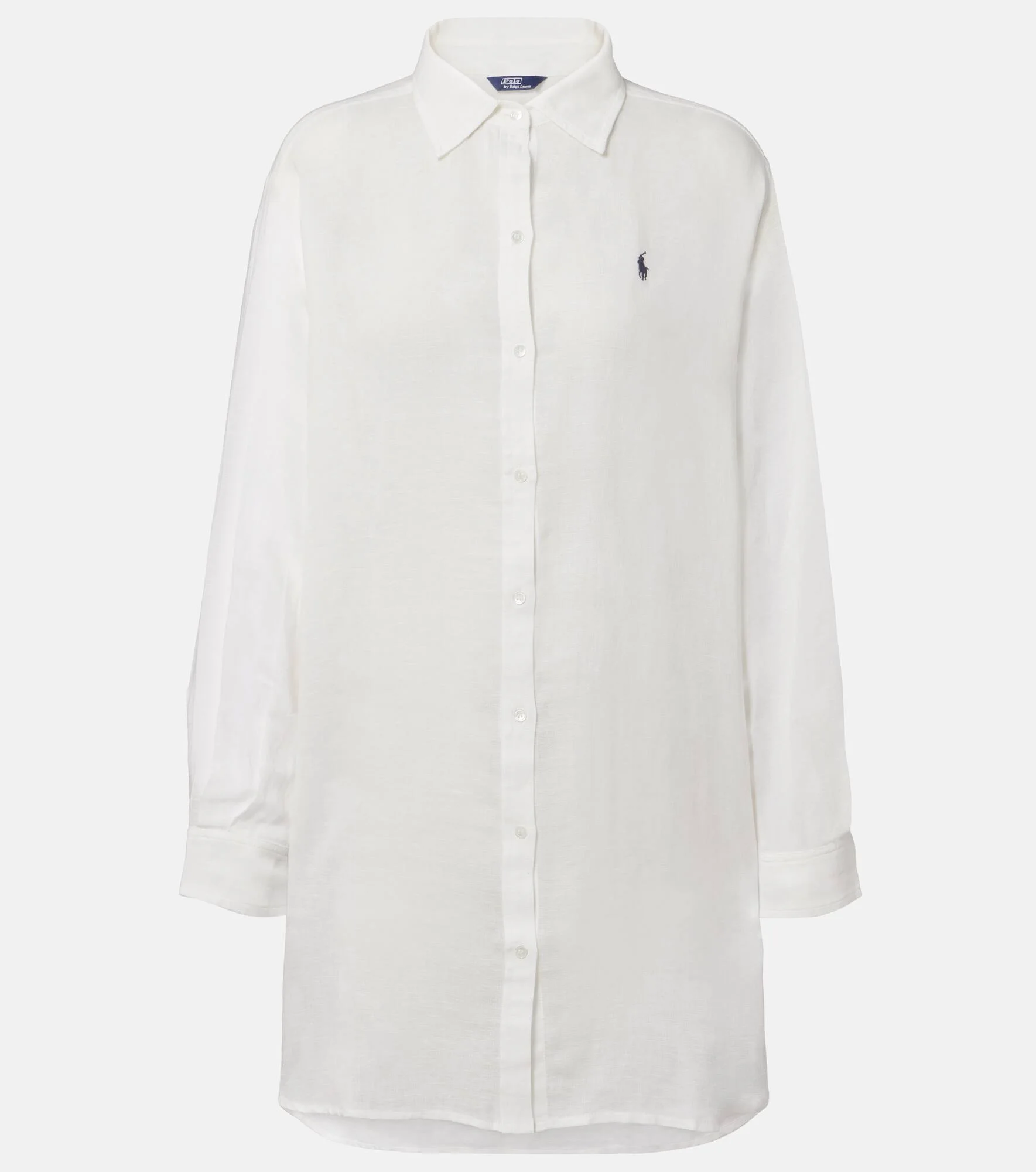 Oversized linen and cotton shirt - 1