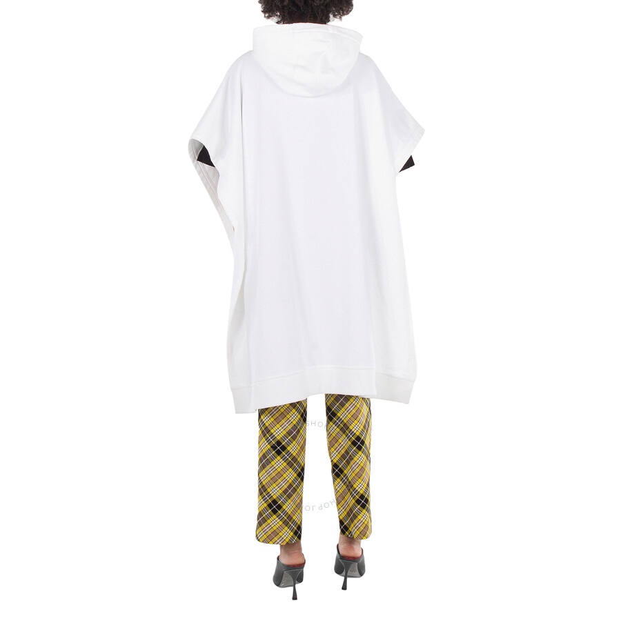 Burberry EKD Motif Cotton Jacquard Poncho - 6