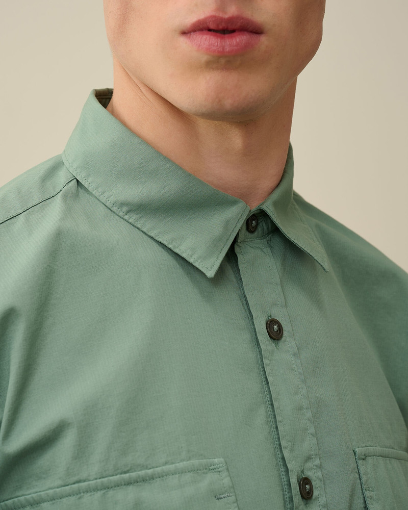 Cotton Rip-Stop Short Sleeved Shirt 5