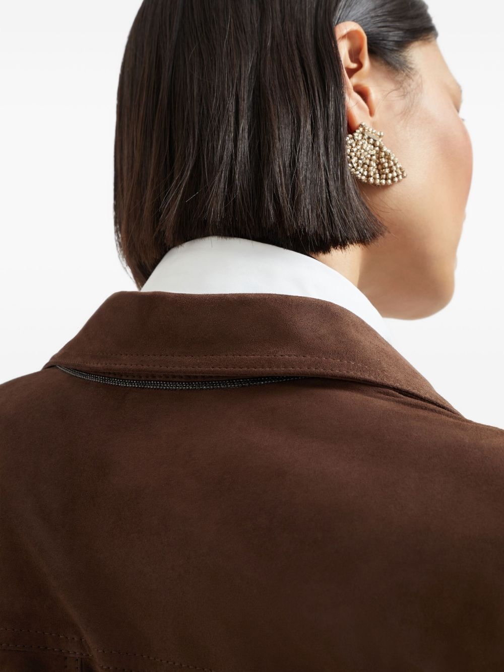 belted suede shirt dress - 5