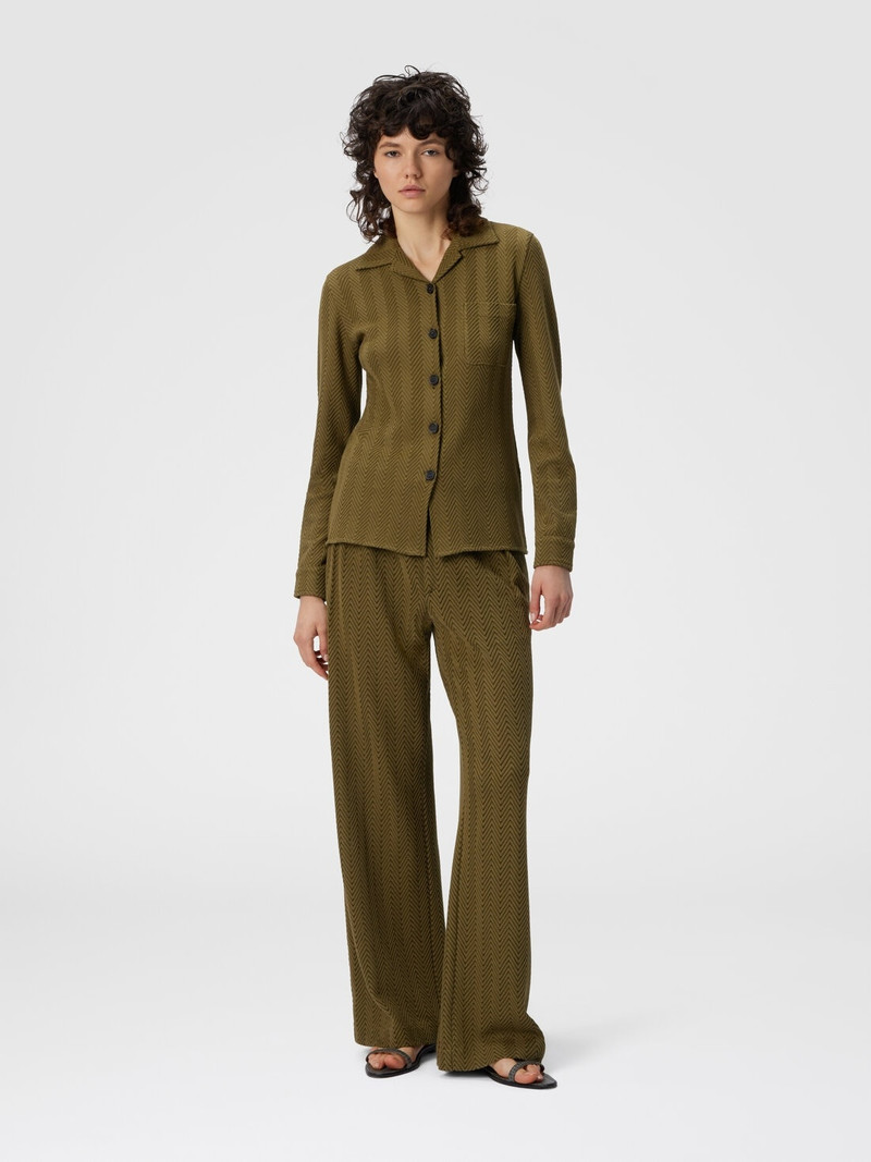 Missoni Slim Shirt with Zigzag Pattern outlook