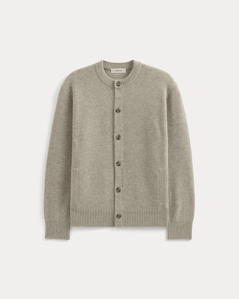 LUXE MERINO CREW CARDIGAN 1
