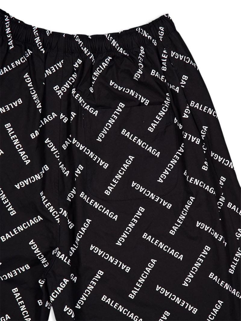 logo-print cotton trousers 4