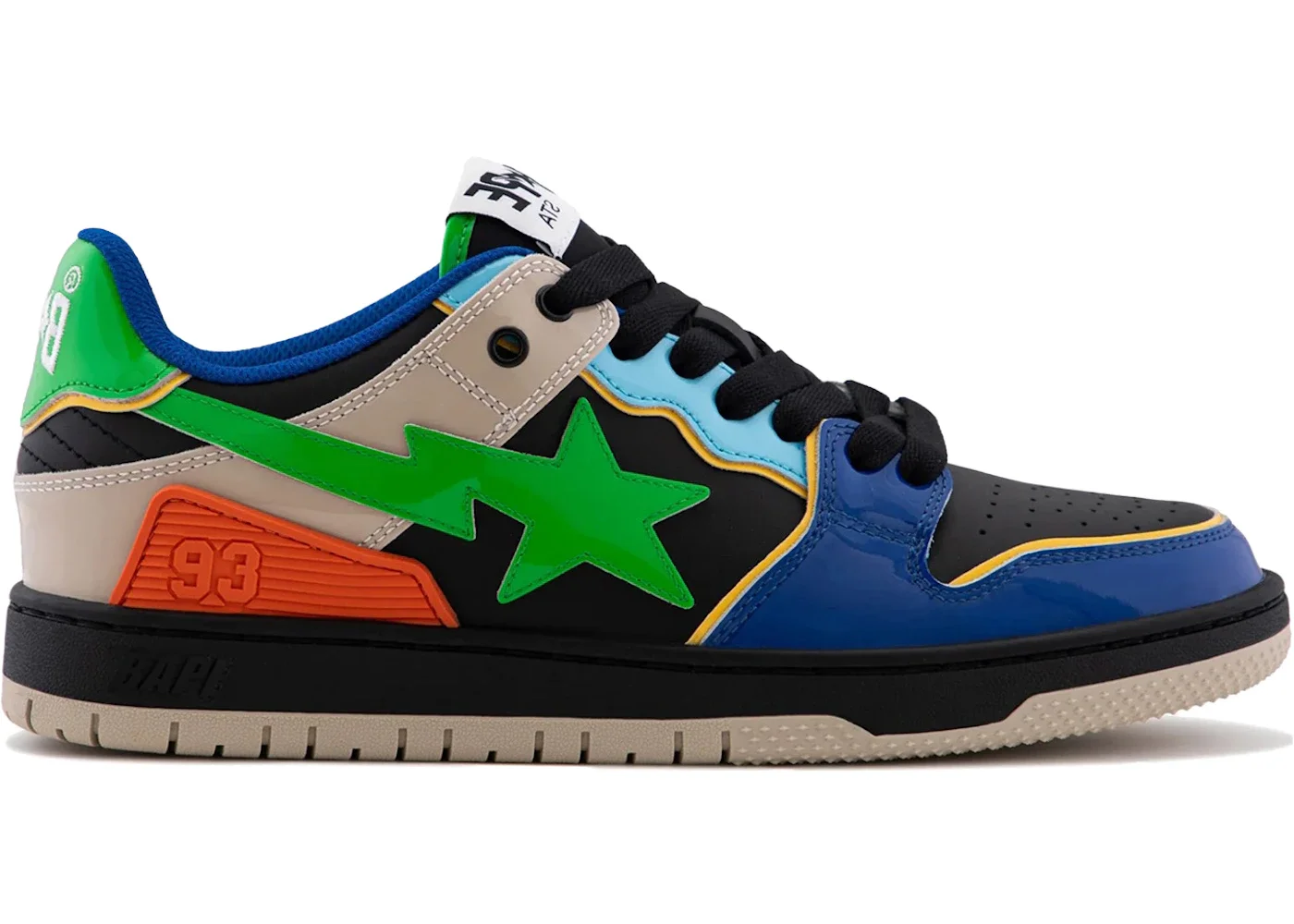 A Bathing Ape Sk8 Sta #1 Green Multi - 1