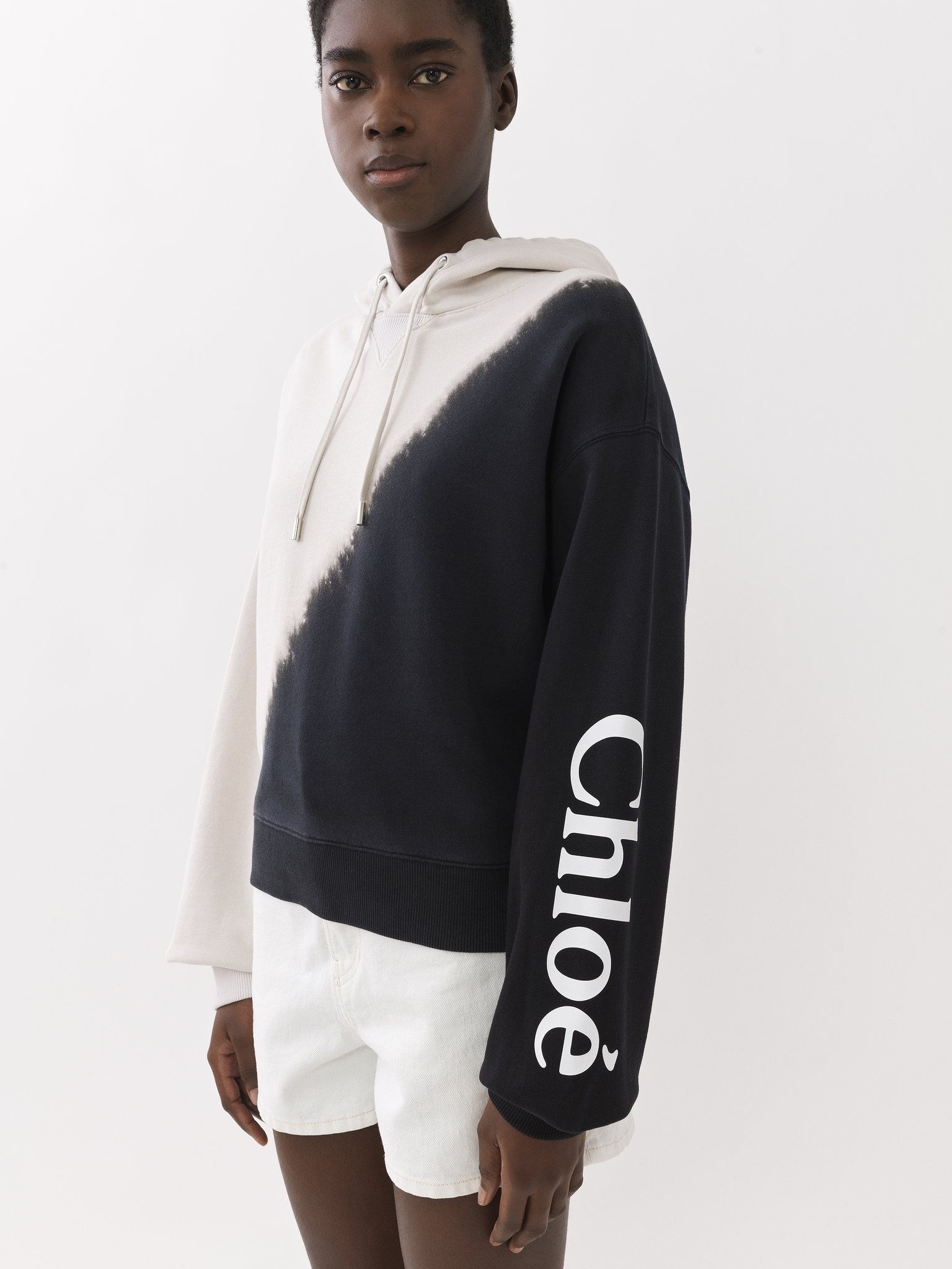 PRINTED HOODED SWEATER - 7