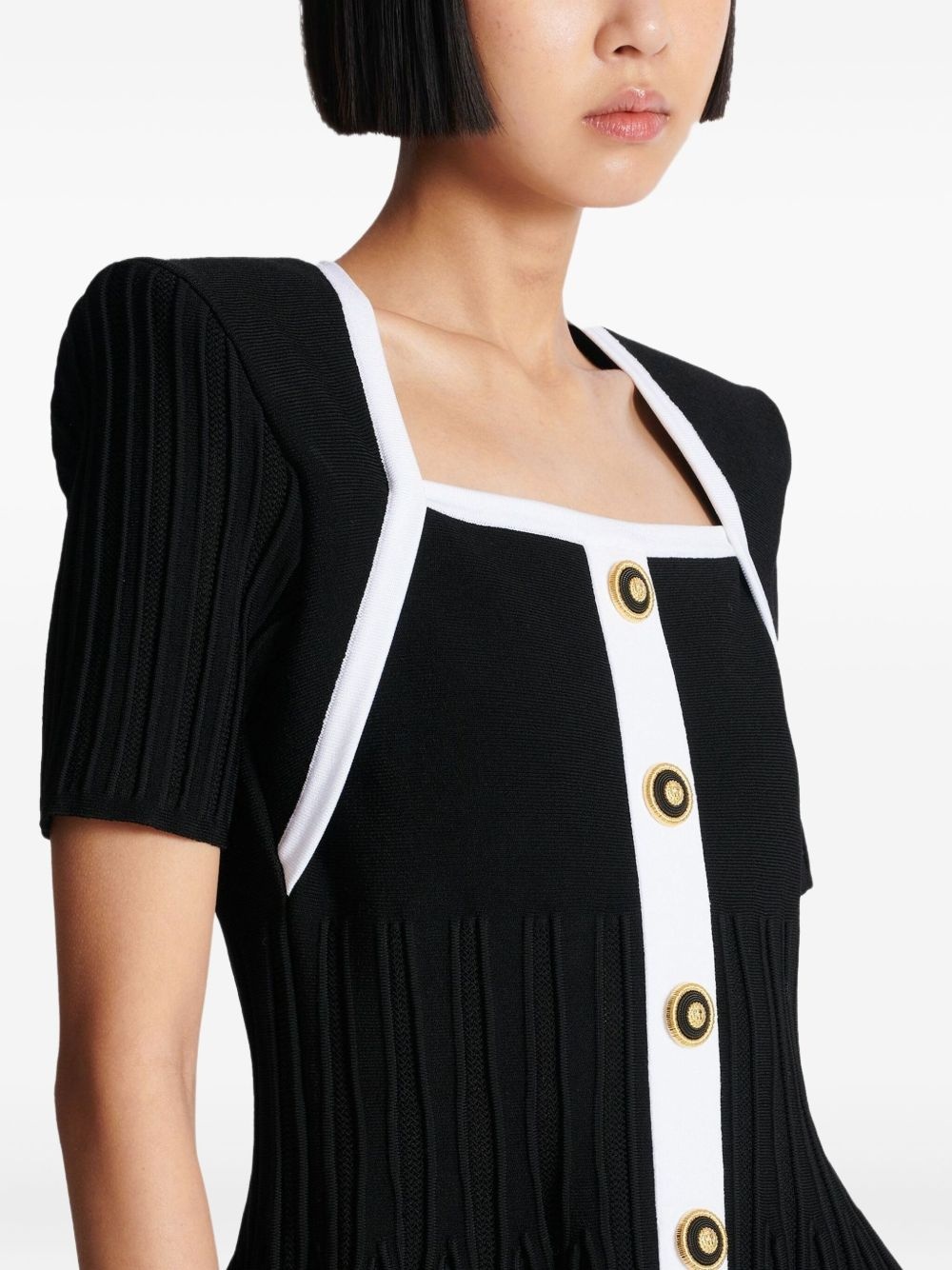 knitted mini dres - 6