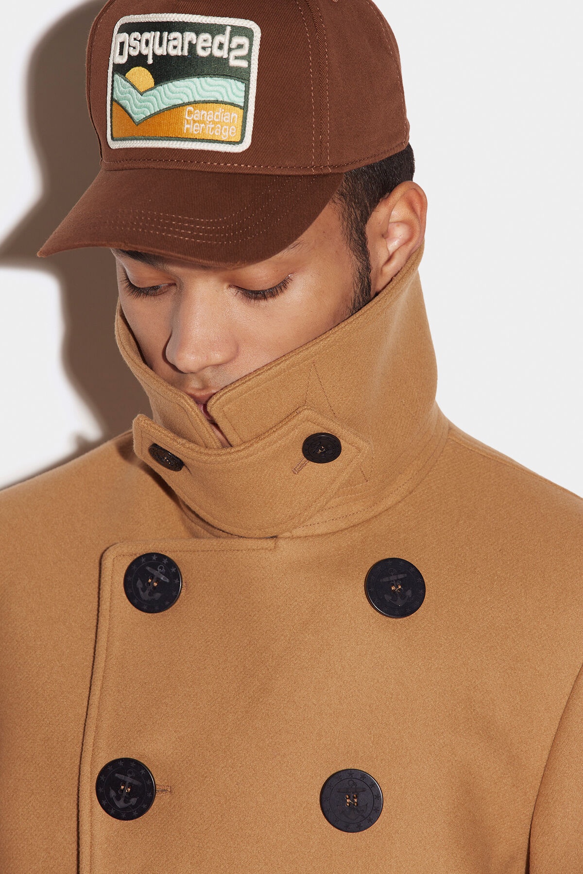 DOUBLE-BREASTED PEACOAT - 4