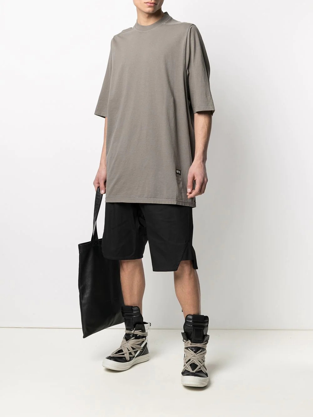 oversized plain T-shirt - 2