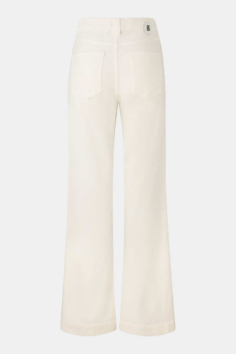 BOGNER Devin velvet trousers in Cream outlook