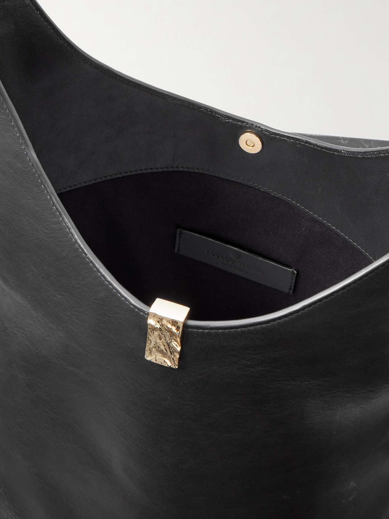 Andrea leather shoulder bag Black 5