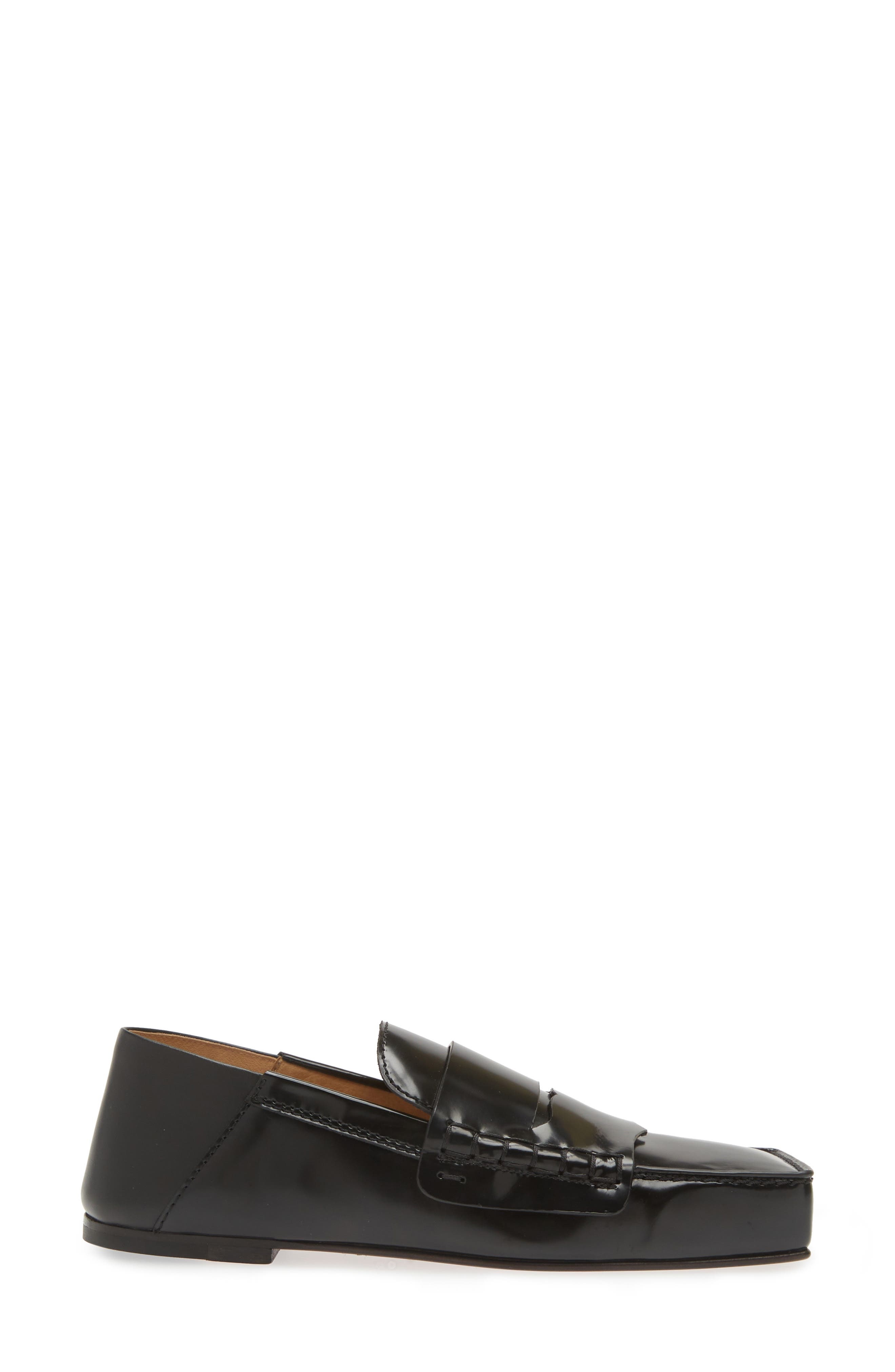 Jacquemus Carré Penny Loafer in Black at Nordstrom - 3