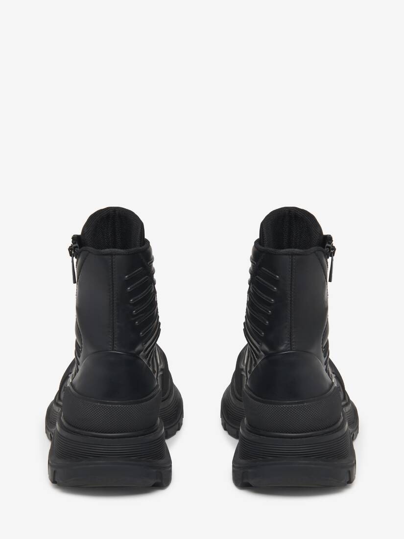 Tread Slick Boot in Black Size 41.5 by Alexander McQueen