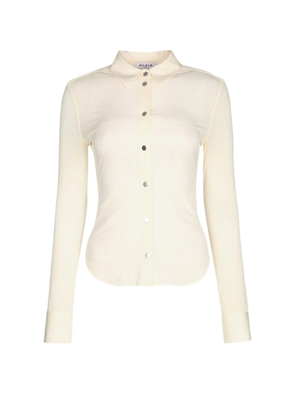 fitted long-sleeve shirt - 1