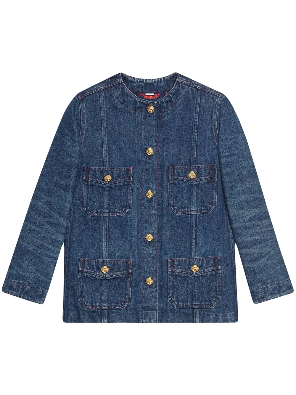 oversized denim jacket - 1