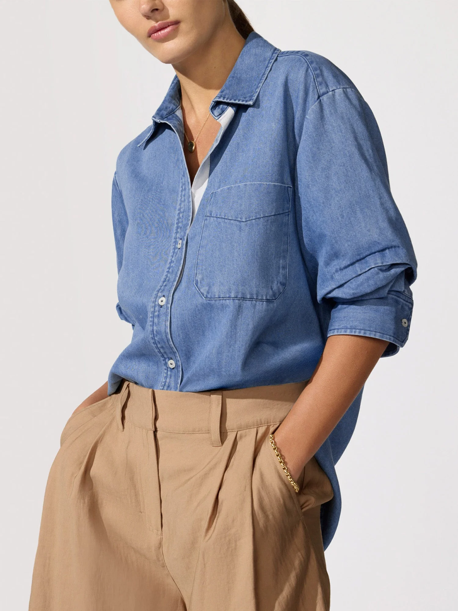 The Pia Denim Shirt - 1