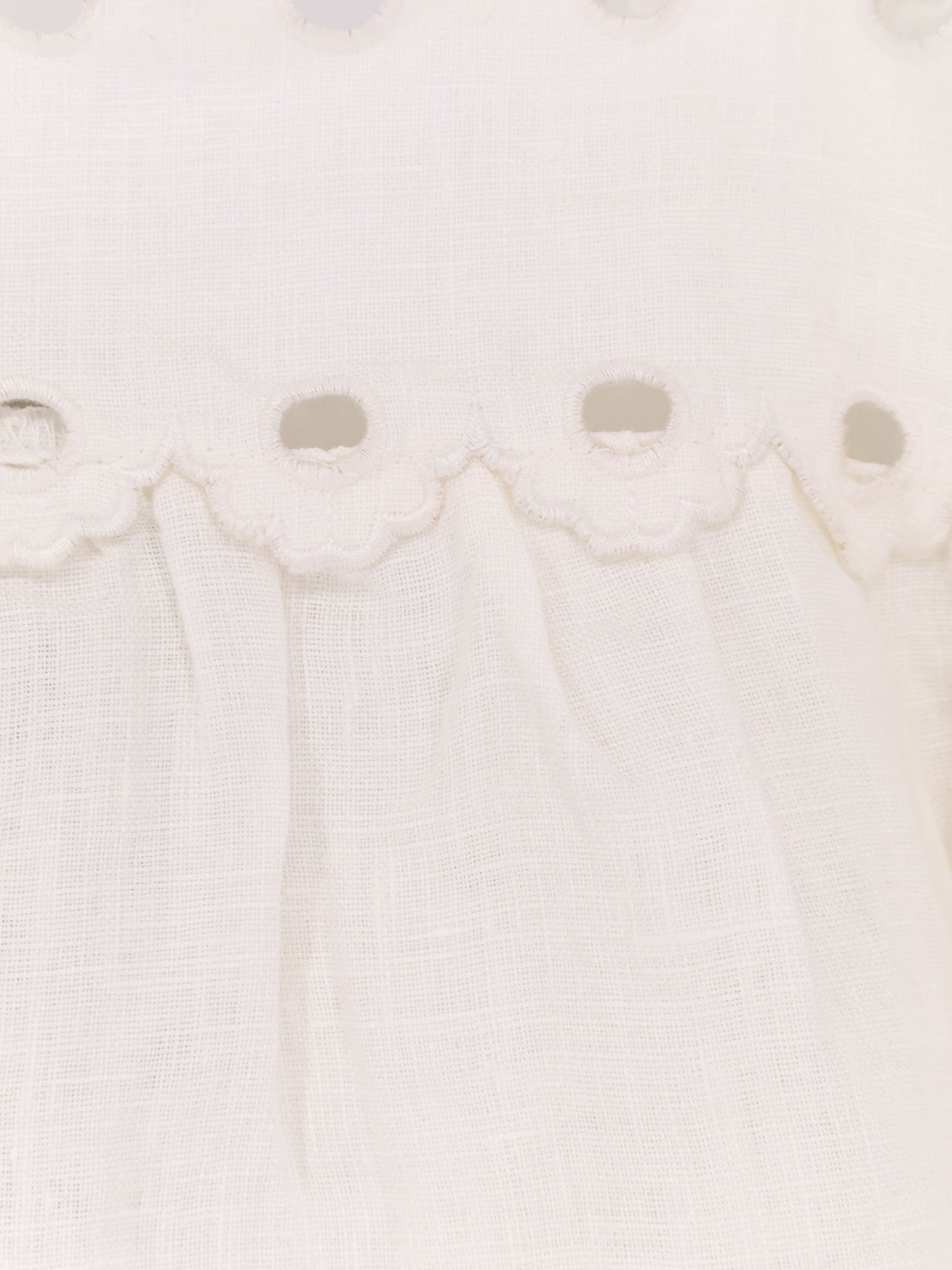 Perforated Linen Top - 5