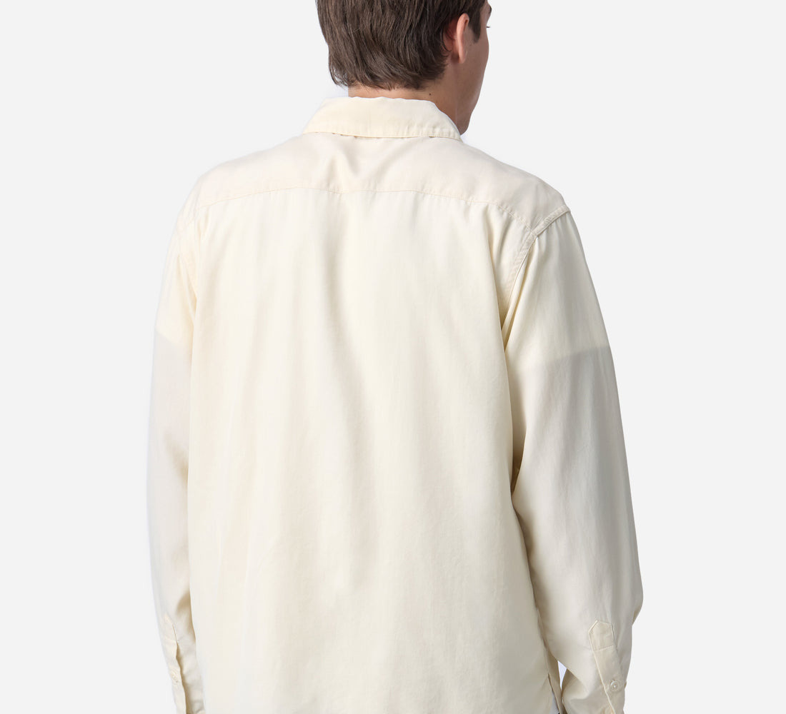 Mechanic Shirt - Ivory Lyocell - 3