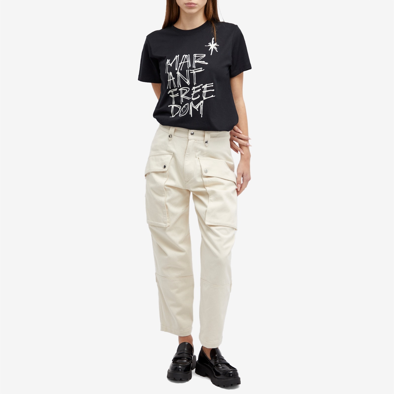 Isabel Marant Étoile Jannick Cargo Pant - 4